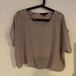 Purple Sequinned Top